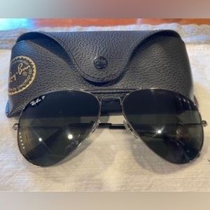 Ray Ban Aviator Sunglasses- Polarized